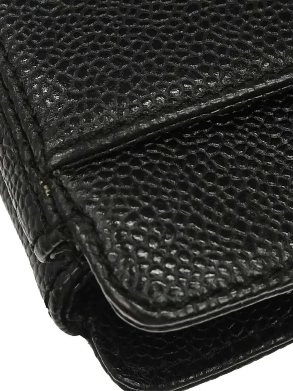 Chanel Black Calfskin Tote Chain Handbag 188833